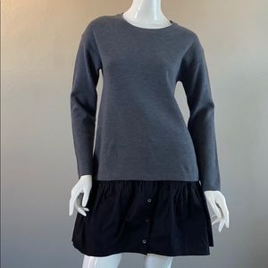 MILLY Scoop Neck Sweater Dress.